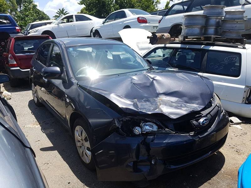Black Subaru — Crossway Wreckers & Mechanical In Gordonvale, QLD