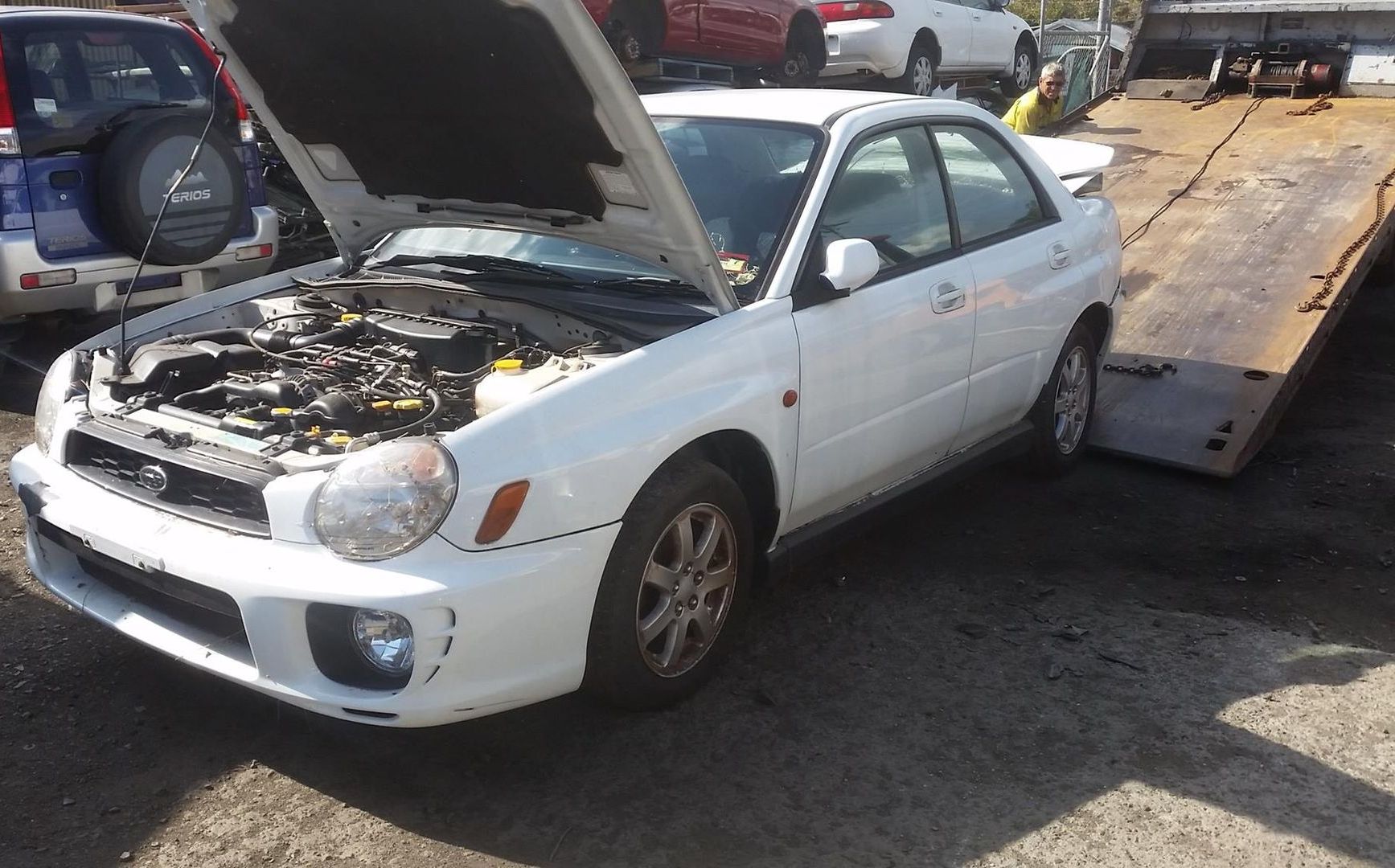 Wrecked Car — Crossway Wreckers & Mechanical In Gordonvale, QLD