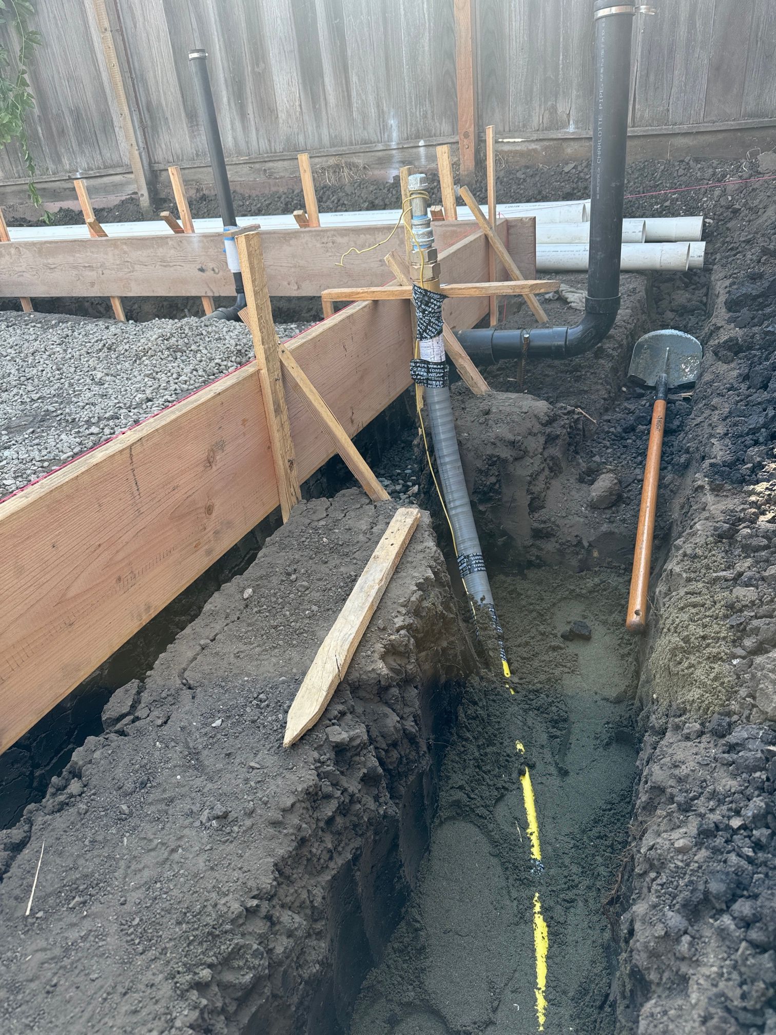 new gas line installation in the bay area