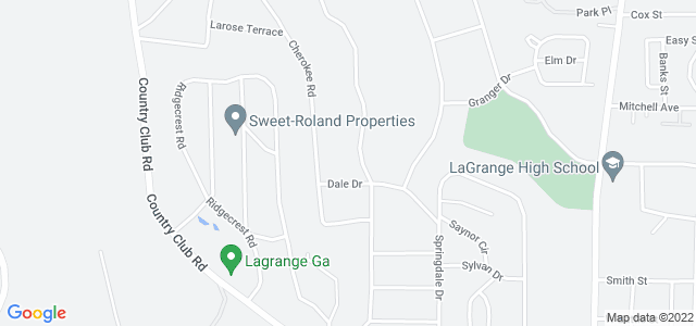 Map of business location