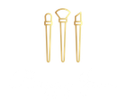 A logo for a company called buppy jam with three brushes on a black background.