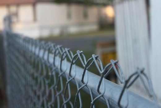 Chain link fence