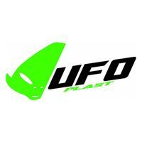 Logo a forma di UFO verde con la scritta