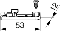 MACO 106054 Locking element for day position for A-TS and Z-TF