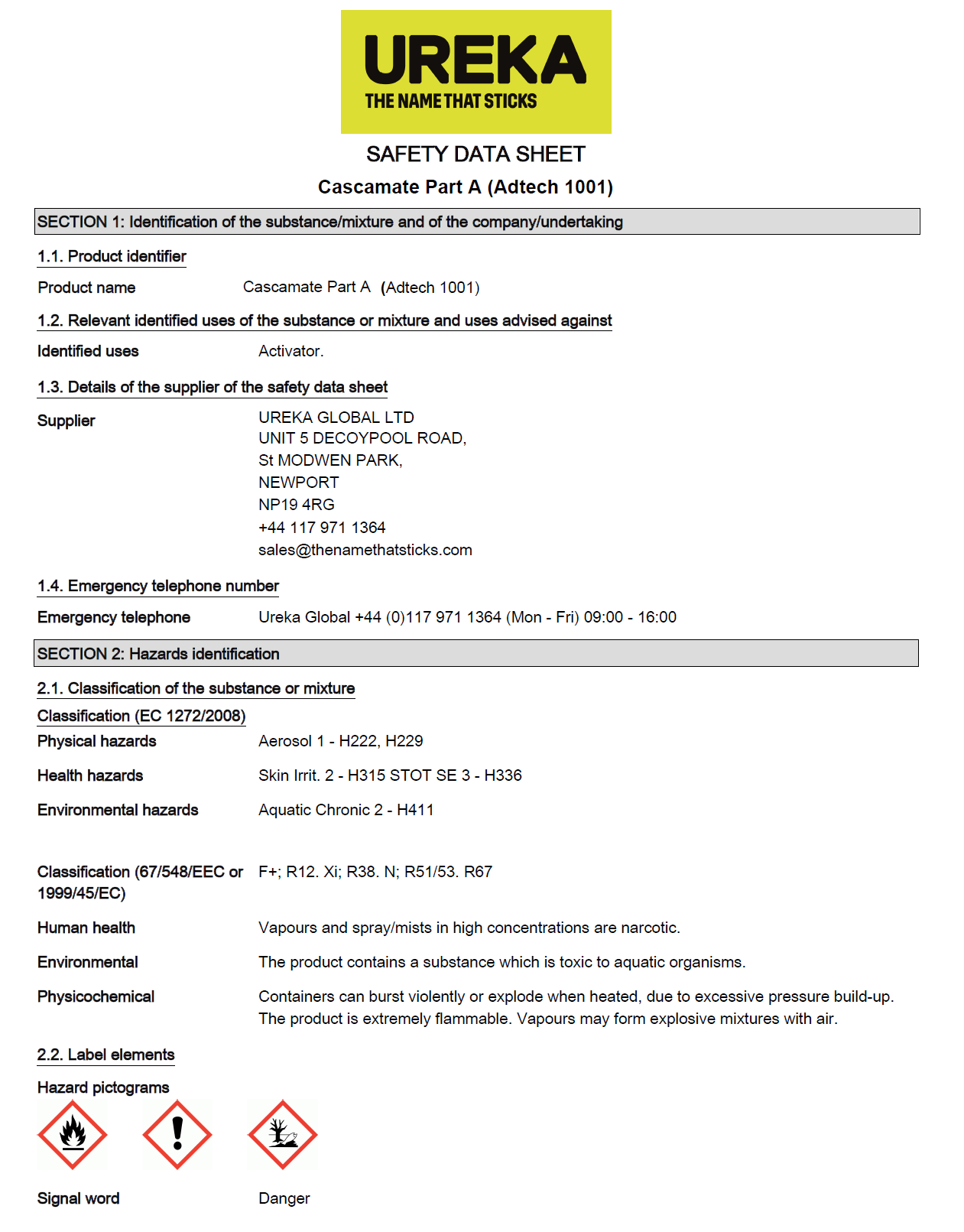 cascamite data sheet