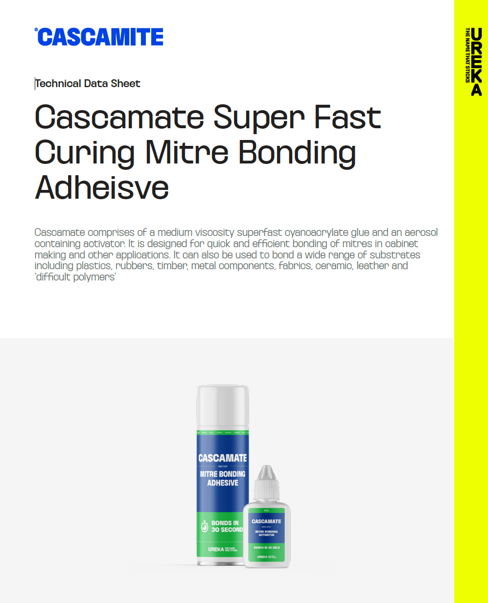 cascamite super fast curing mitre boding adhesive