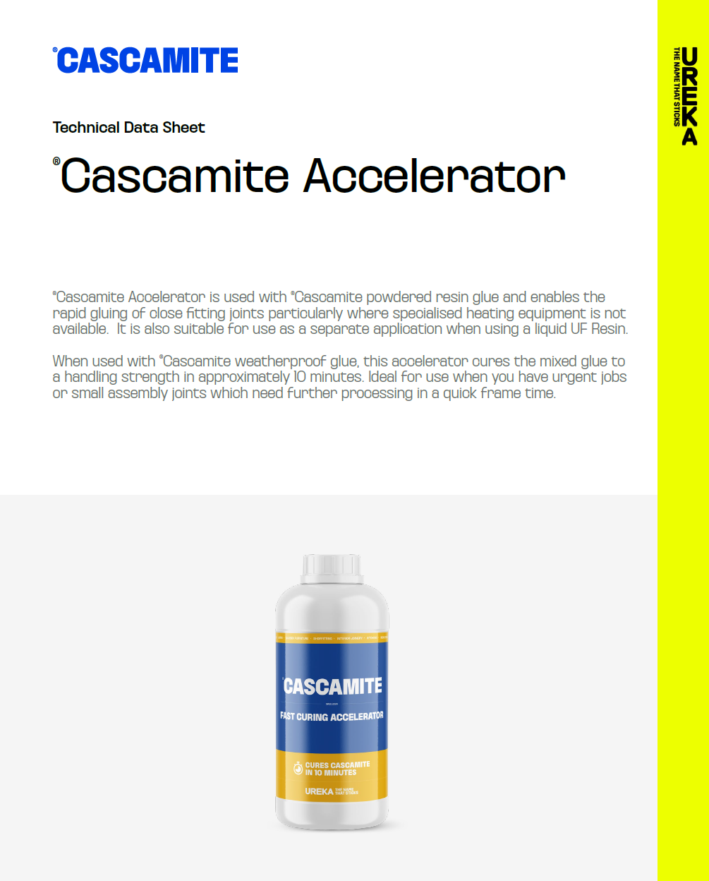 cascamite accelerator