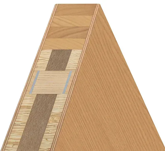 Moralt door blank