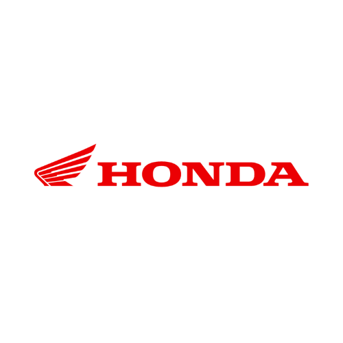 The honda logo is red and white on a white background.