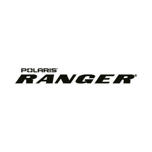 A polaris ranger logo on a white background.