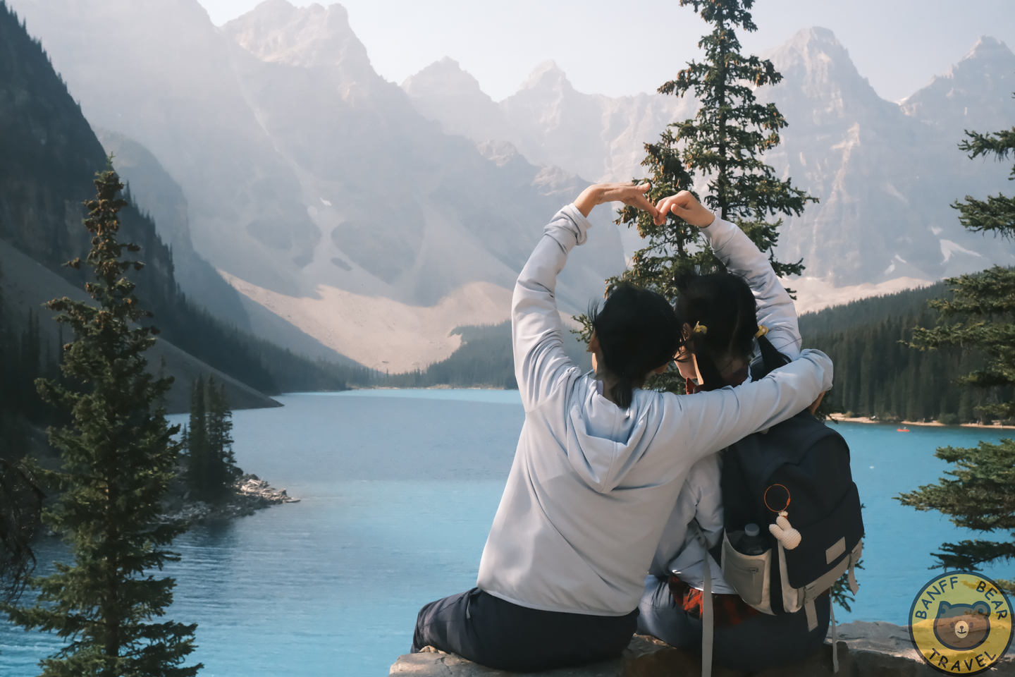 Banff Bear Travel small group tour photo at Moraine Lake Banff National Park Alberta
