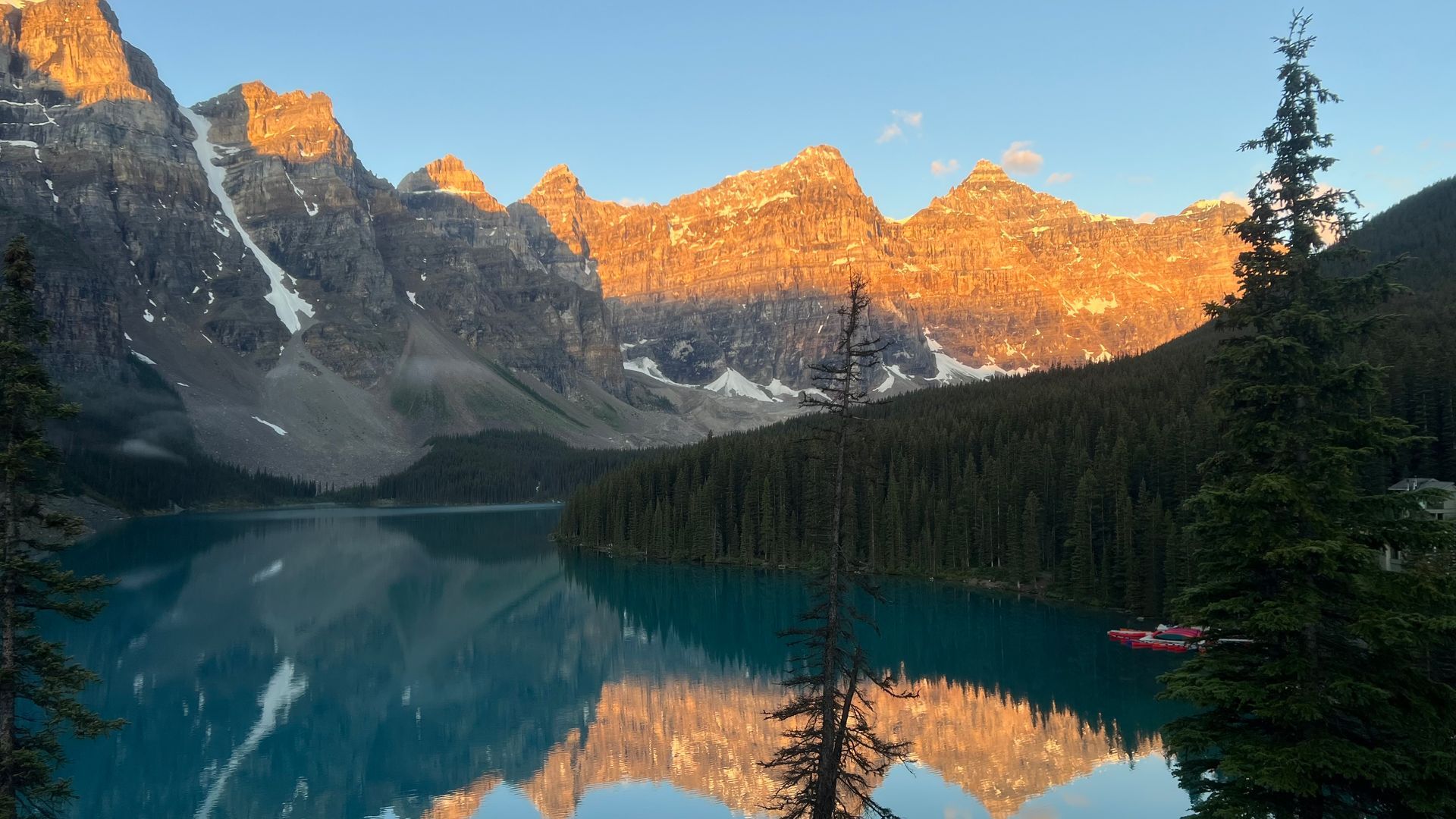 Moraine Lake Sunrise by Banff Bear Travel Professional Photographer Guide