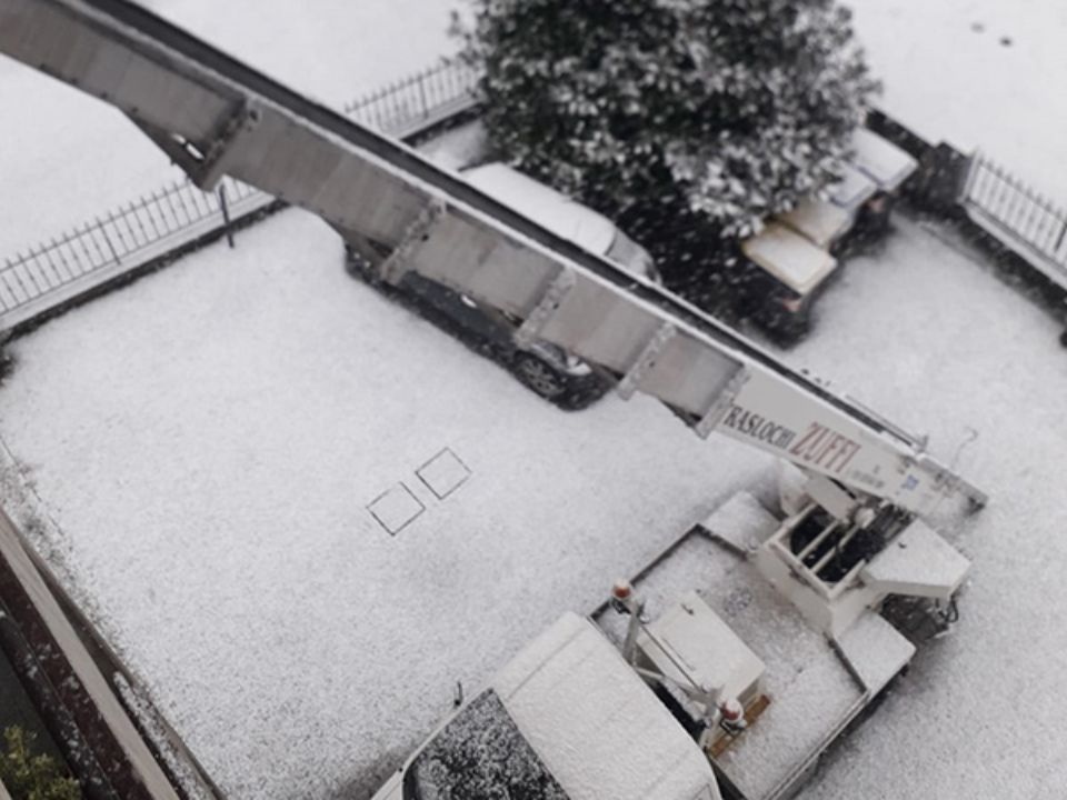 Autoscala per traslochi, dettaglio