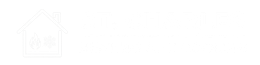 A white outline icon of a house containing a flame and a snowflake symbol and St. Charles Heating and Cooling written out.
