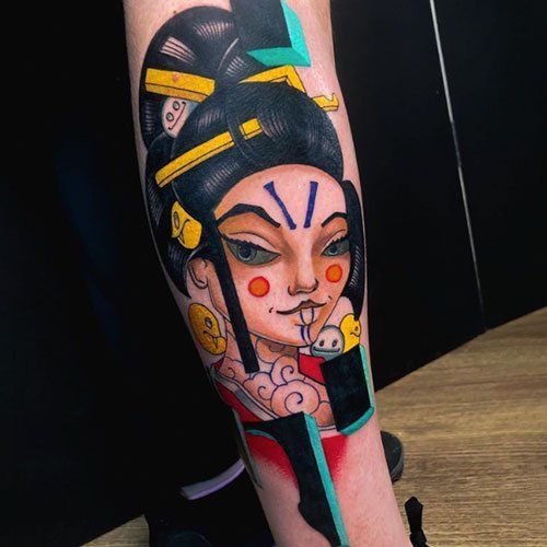 neotraditional tattoos glasgow and edinburgh