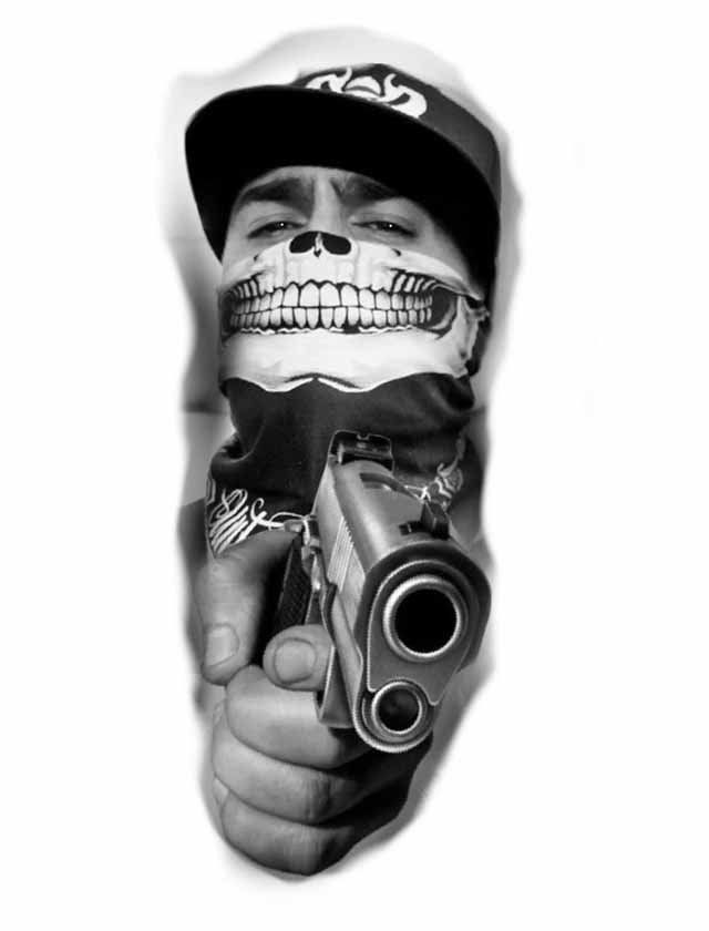 Black and grey realism tattoos