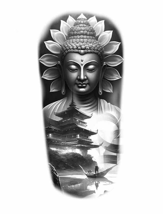 Black and grey realism tattoos