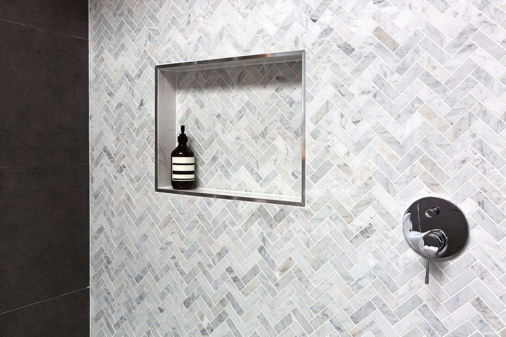 Marble Shower Tiles — Bathroom & Laundry Renovations in Coomera, QLD