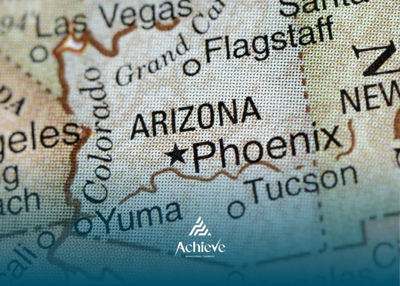 Map of Arizona with Phoenix, Tucson, and Yuma labeled, showing part of Nevada and California.