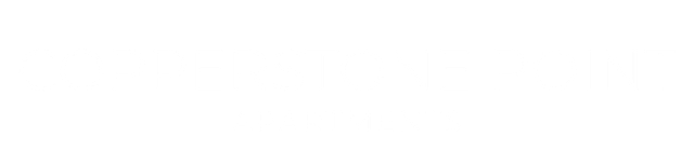 Copperstone Point Apartments Logo - White
