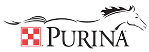 Un logo per purina con sopra un cavallo