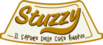 A logo for stuzzy il sapore delle cose buone