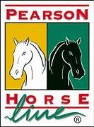 Il logo della linea Pearson Horse mostra un cavallo bianco e un cavallo nero.