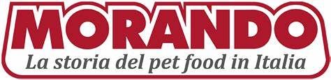 The logo for morando la storia del pet food in italia