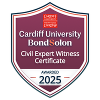 Cardiff University BondSolon civil expert witness certificate