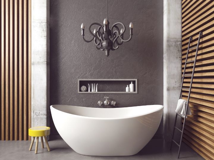 New bathroom fitted in a soon-to-be listed house.