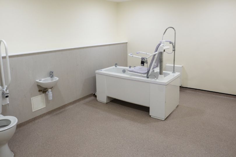 Bathroom for people with disabilities.