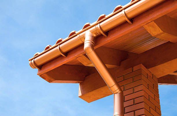Copper Gutters — Charlotte, NC — Roof Repair and Inspection Specialist LLC Copper Gutters — Charlotte, NC — Roof Repair and Inspection Specialist LLC