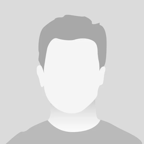 A silhouette of a man without a face on a gray background.
