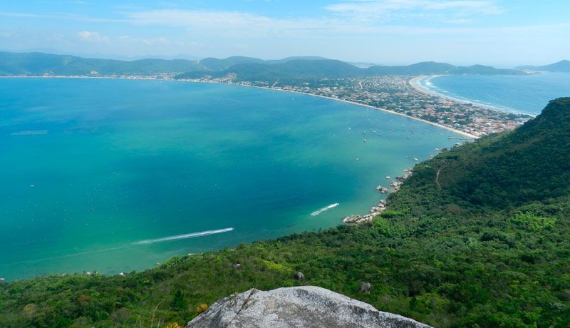 Vista morro mirante bombinhas