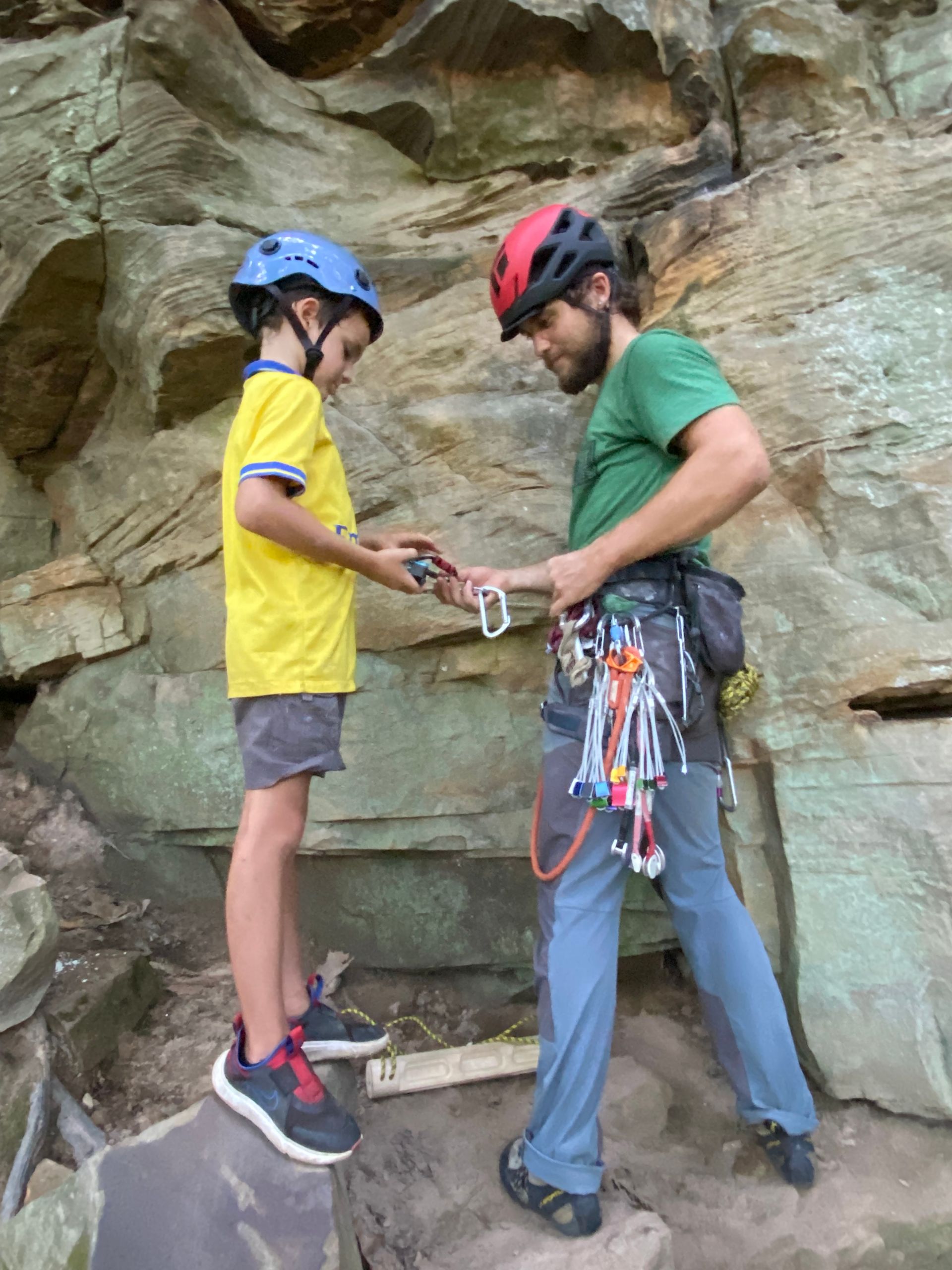 Figuring out what climbing gear you need to climb outdoors