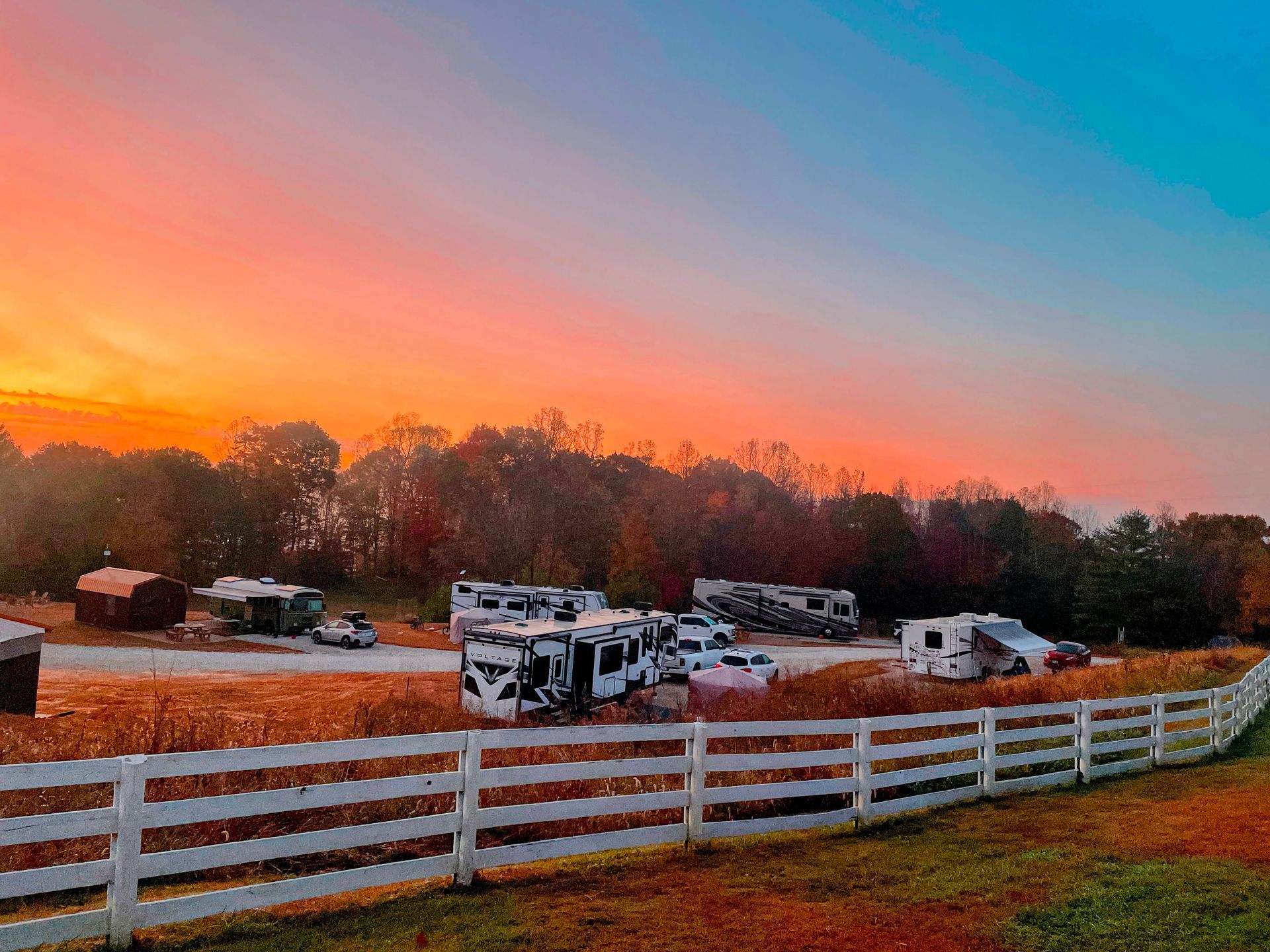 firefly hills rv camping in the red river gorge