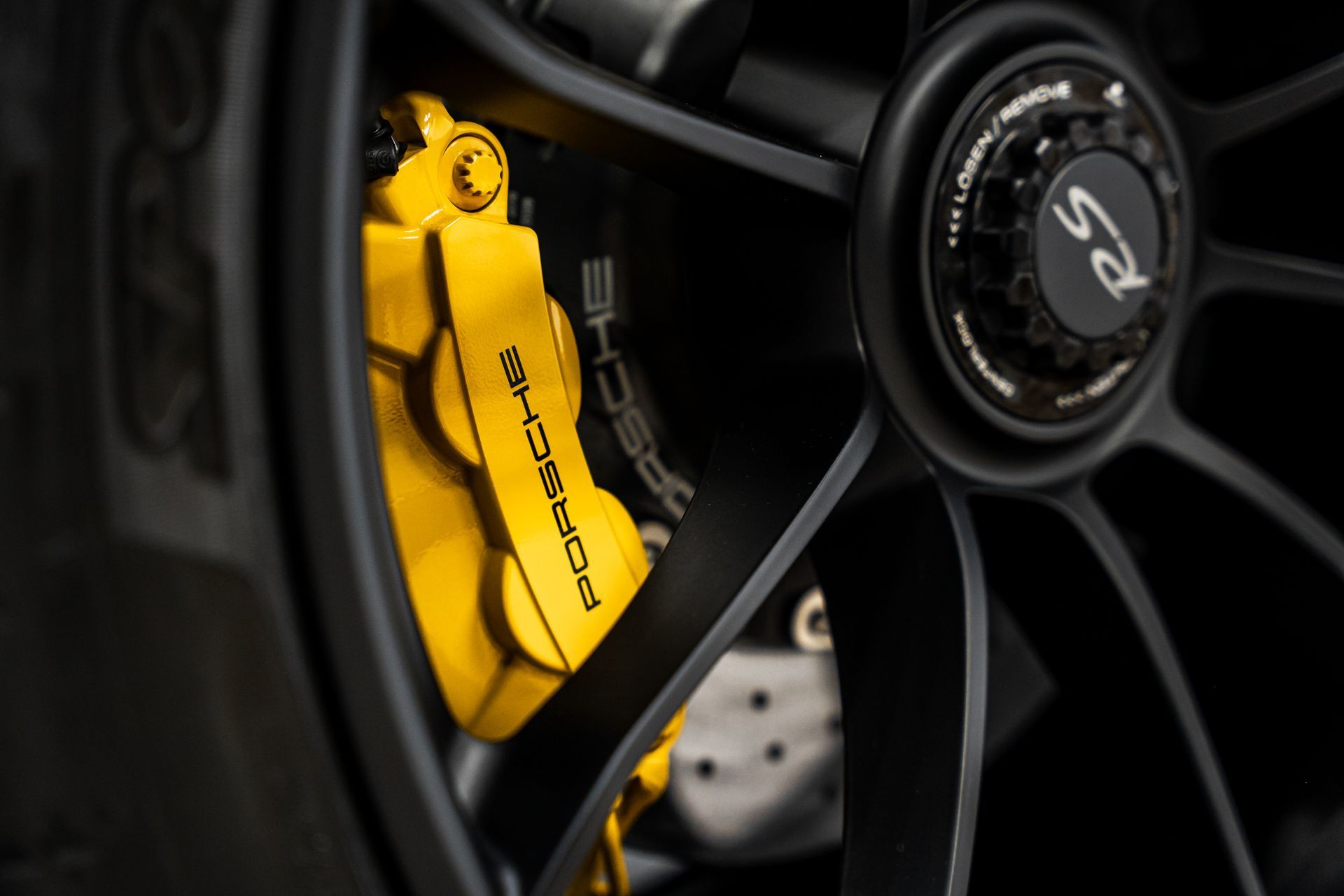 Brake calipers on finished car