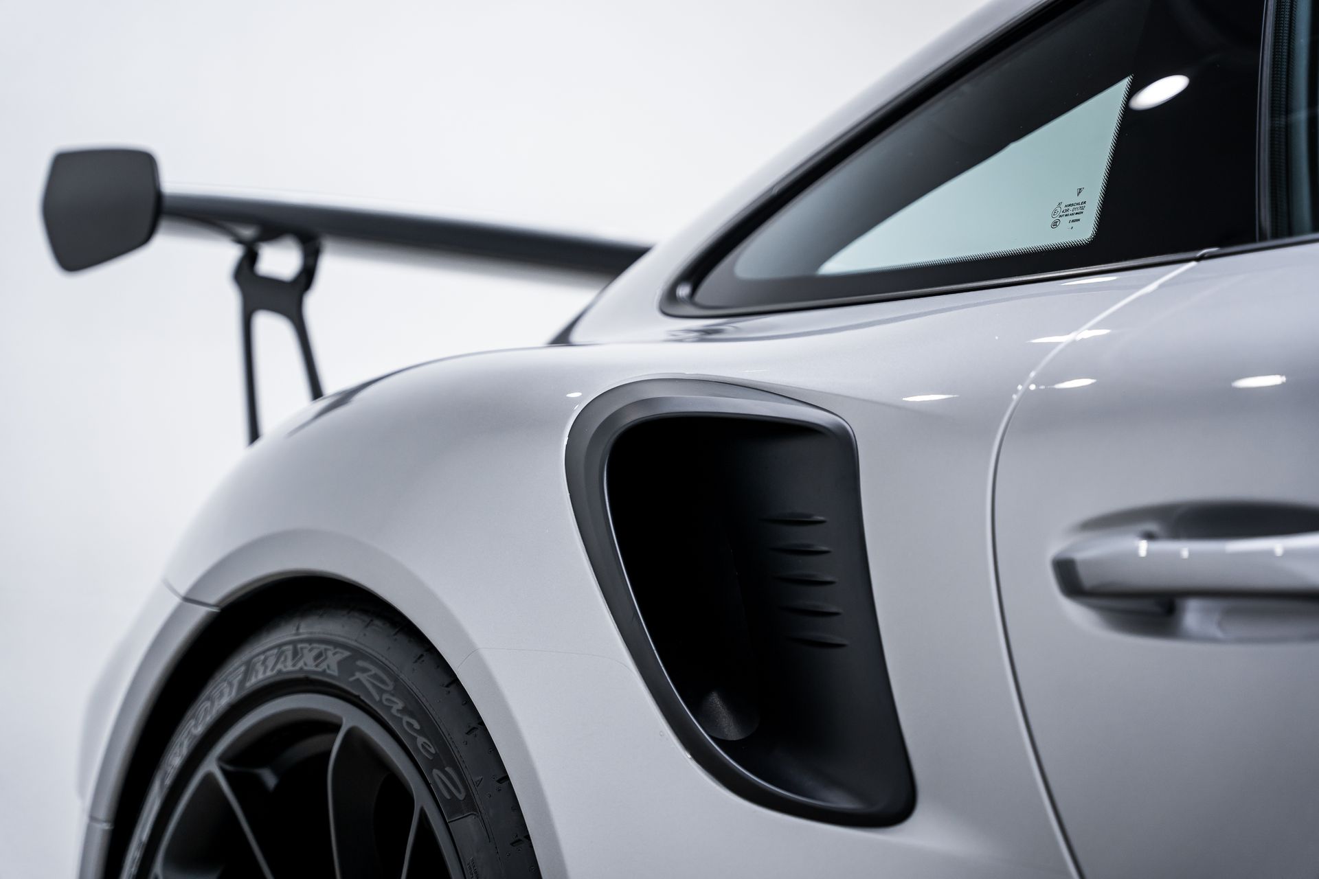 Intake vents on finished vehicle