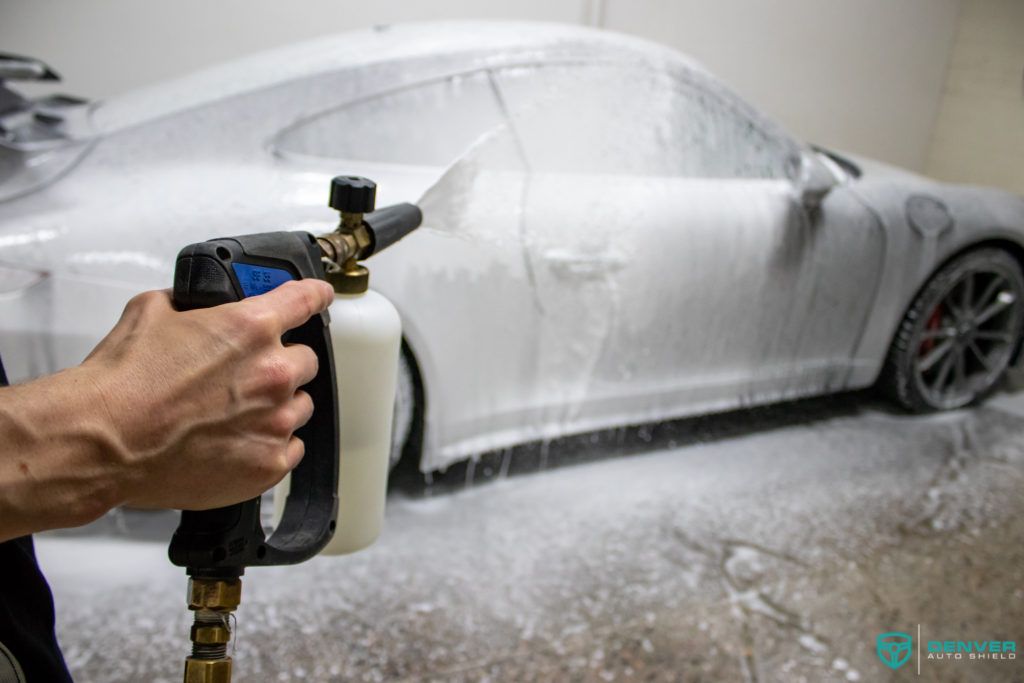 Porsche 911 wash
