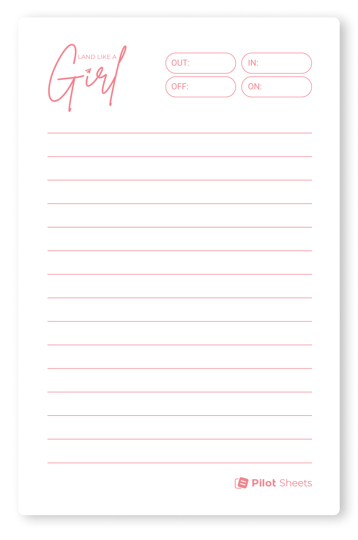 Land Like a Girl (D)