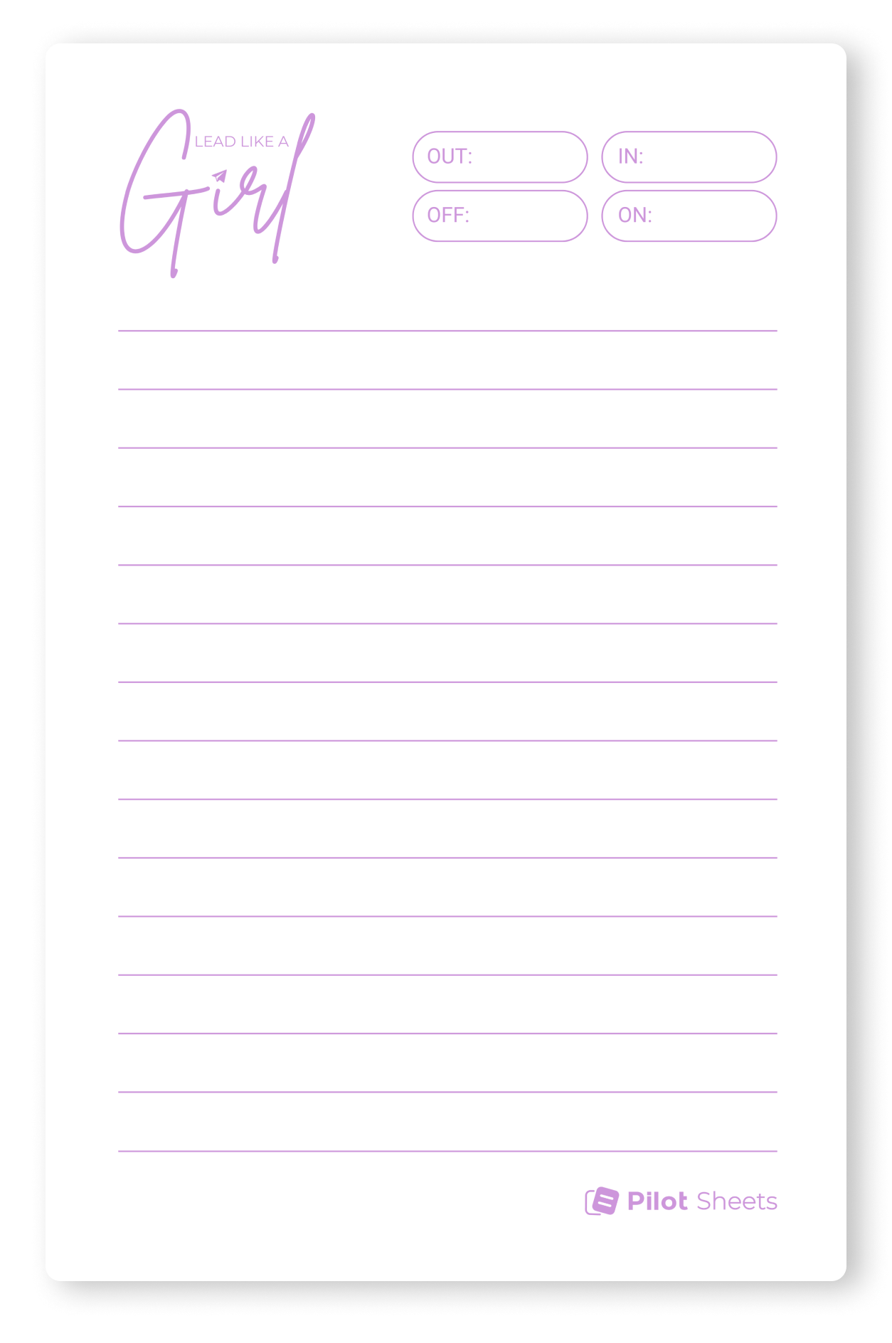 Lead Like a Girl (D)