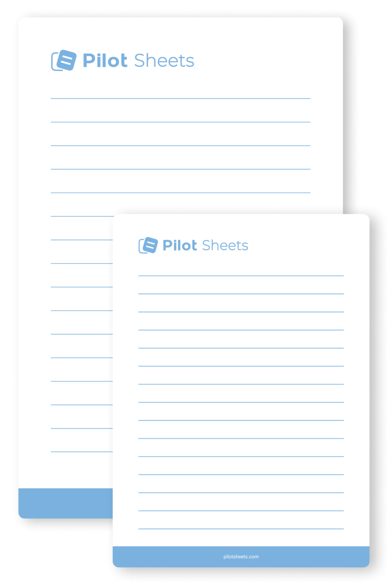 Pilot Sheets - Bundle (D)