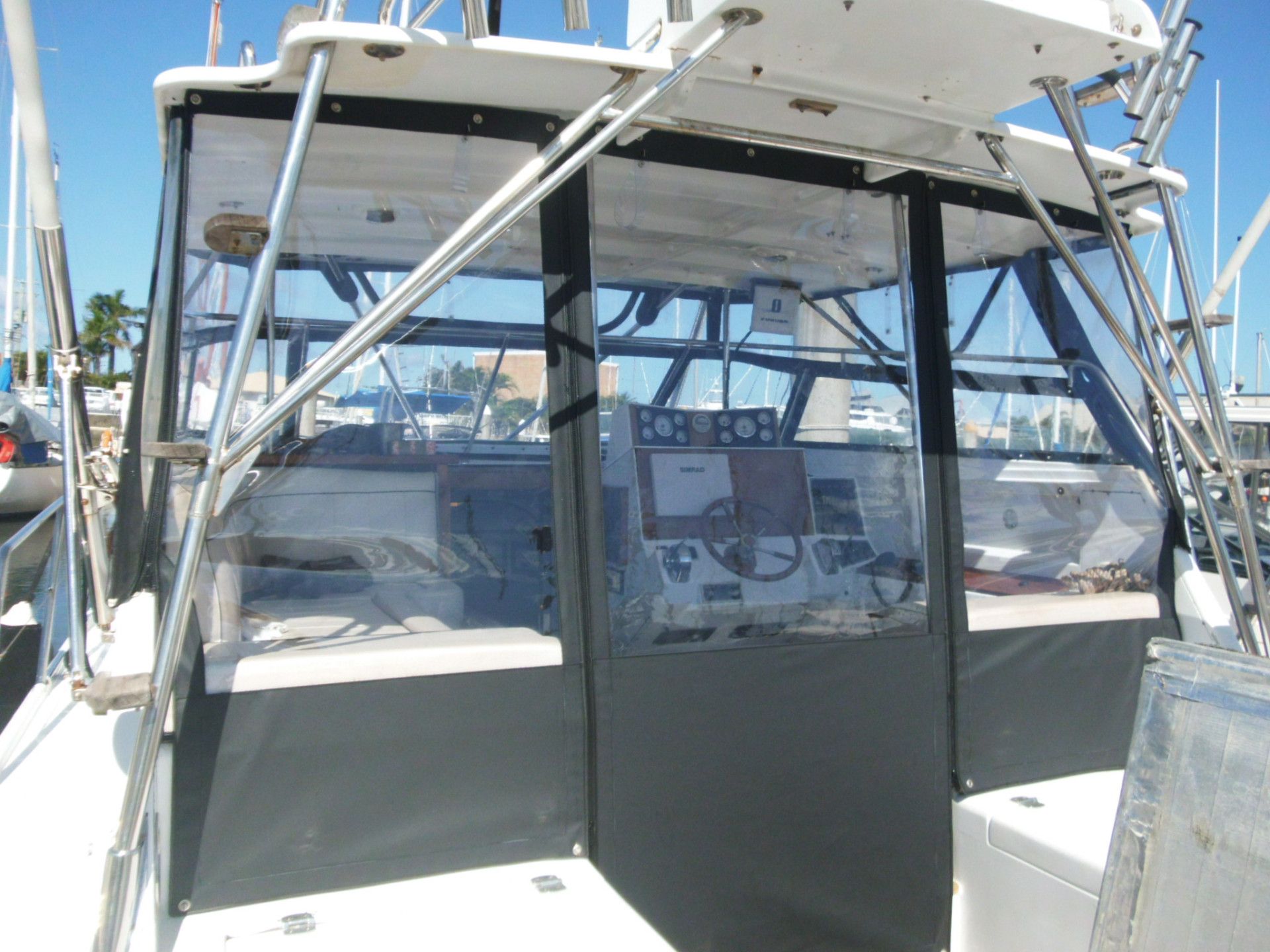Are  Boat With the Word Ice on the Side of It — The Boat Cover Company In Buddina, QLD