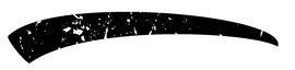 A black and white image of a brush stroke on a white background.