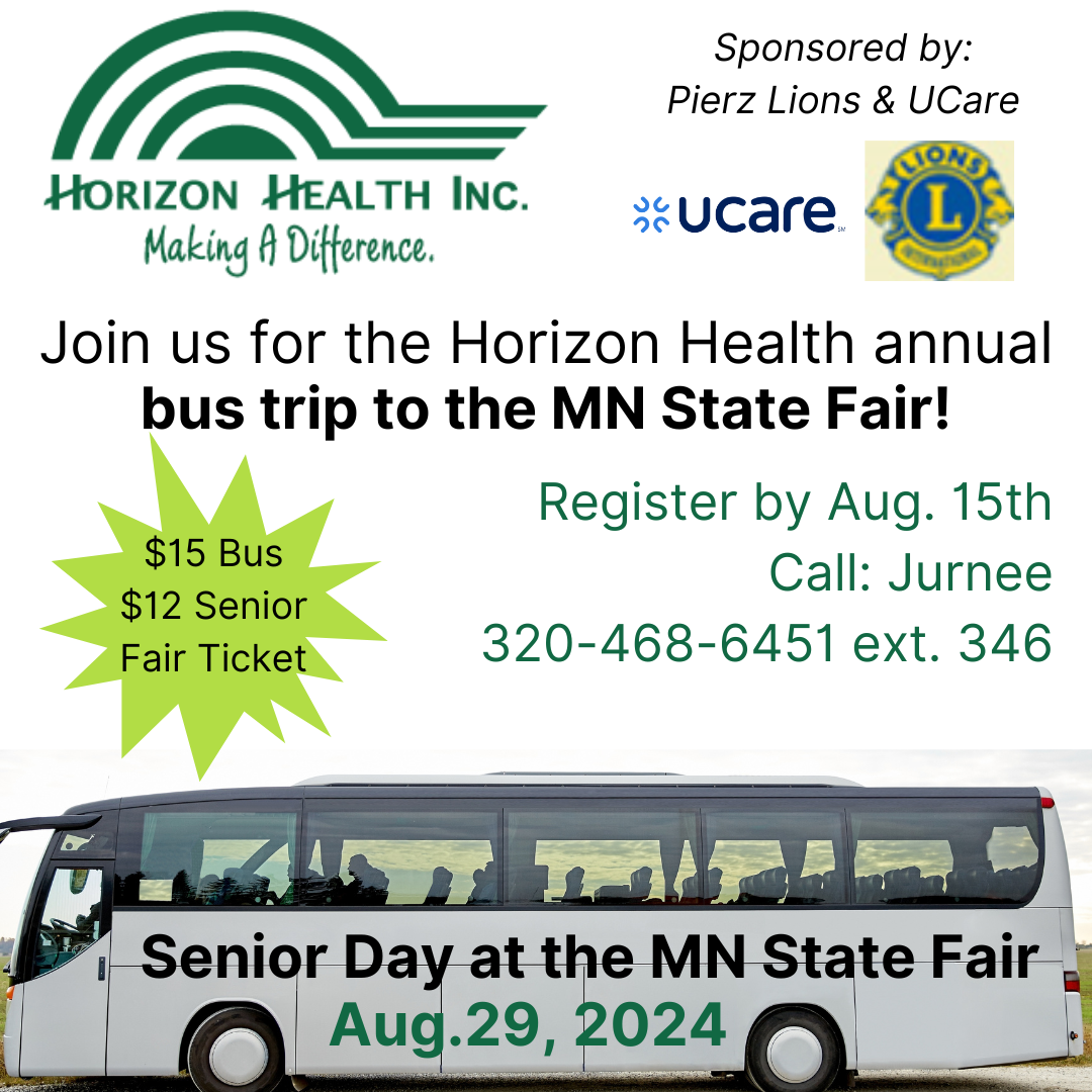 Horizon Health Inc. Events Calendar Minnesota Locations