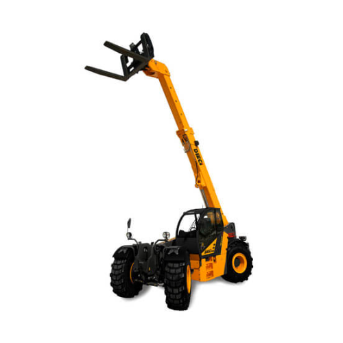 Dieci Hercules 210.10 telehandler with 21,000 lb capacity and 32 ft. reach, built for heavy lifting in rugged environments