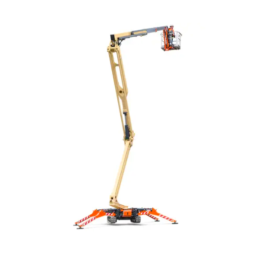 JLG X770AJ articulating boom lift with 77 ft. reach, offering excellent maneuverability for challenging high-access tasks