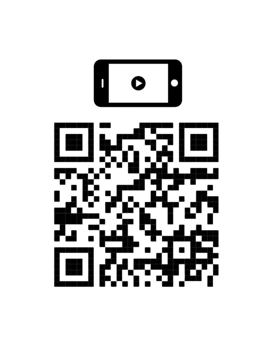 A qr code that says videoguide on it