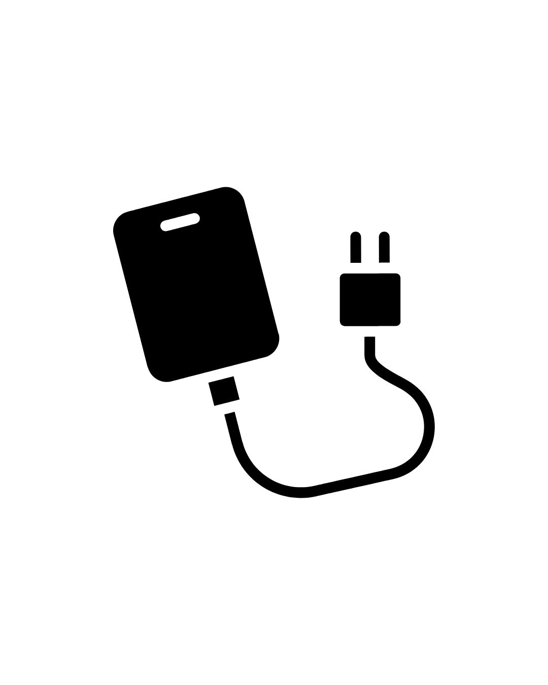 Black charger icon