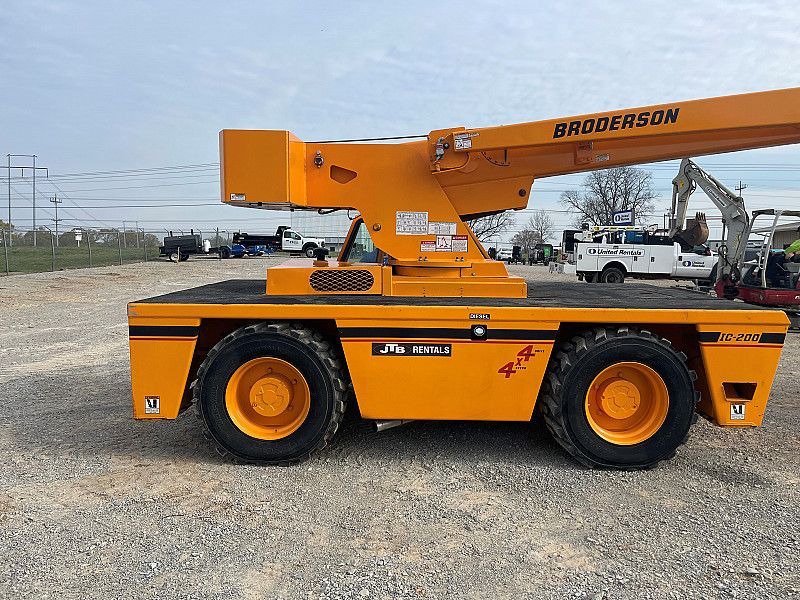 Broderson IC-200 carry deck crane with 73 ft 10 in boom reach